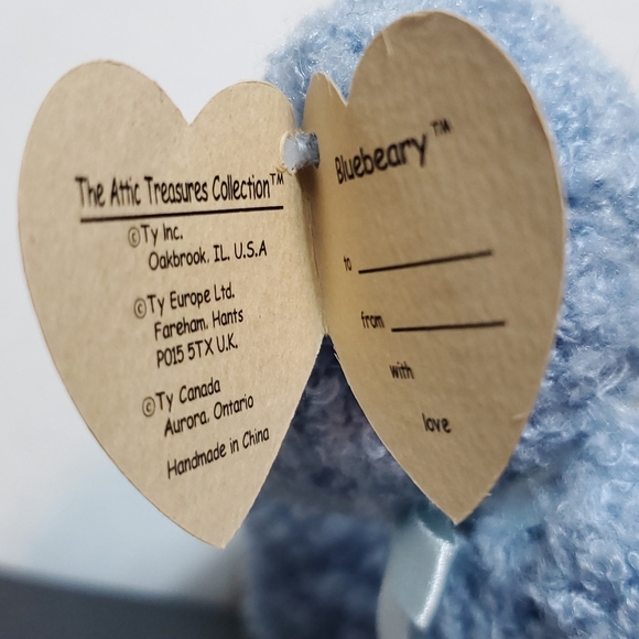 Ty Beanie Babies "Bluebeary" Mint - Picture 6 of 8